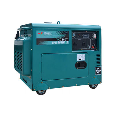 7.0kva Silent Diesel Generator Set e modello portatile con tensione nominale 230V/400V