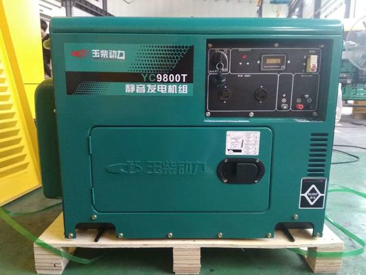 7.0kva Silent Diesel Generator Set e modello portatile con tensione nominale 230V/400V