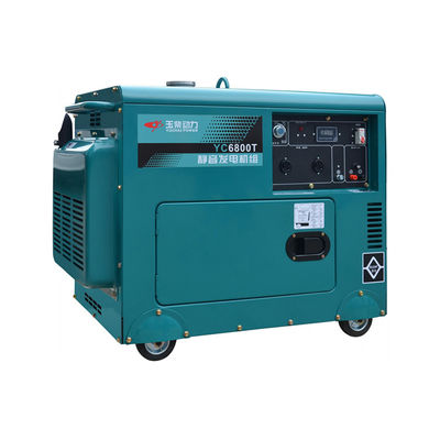 Generatore diesel silenzioso da 5,6 KVA con regolazione automatica della tensione e lunga durata