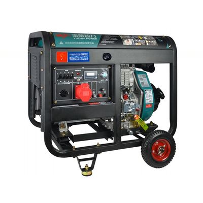 Generatore diesel da 10 KVA equipaggiato con alternatore in rame al 100% e avvio elettrico a corrente continua da 24 V